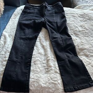 Veronica Beard Black kick Flare Jeans